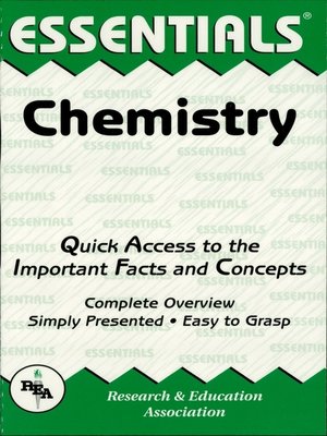 cover image of Chemistry Essentials